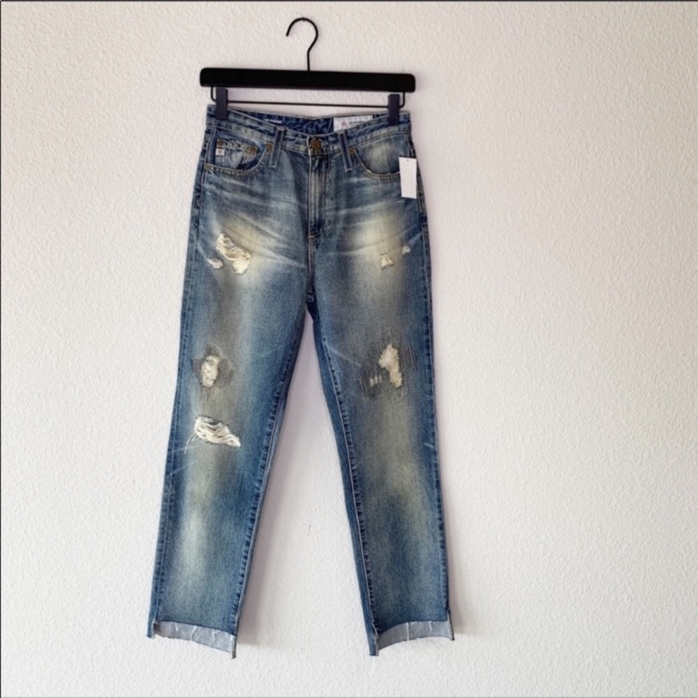 AG Cropped Distressed Jeans - Picture 2 of 6